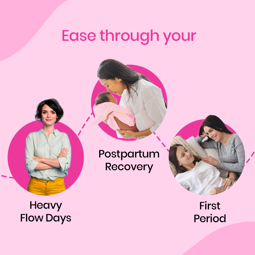 i-activ Period Panty for Girls & Women | M-L | Disposable Period Panties for Women Leak Proof | Maternity Pads for Heavy Flow Periods | Overnight 360 Degree Protection | Waist Size-24 to 39" - Image 5