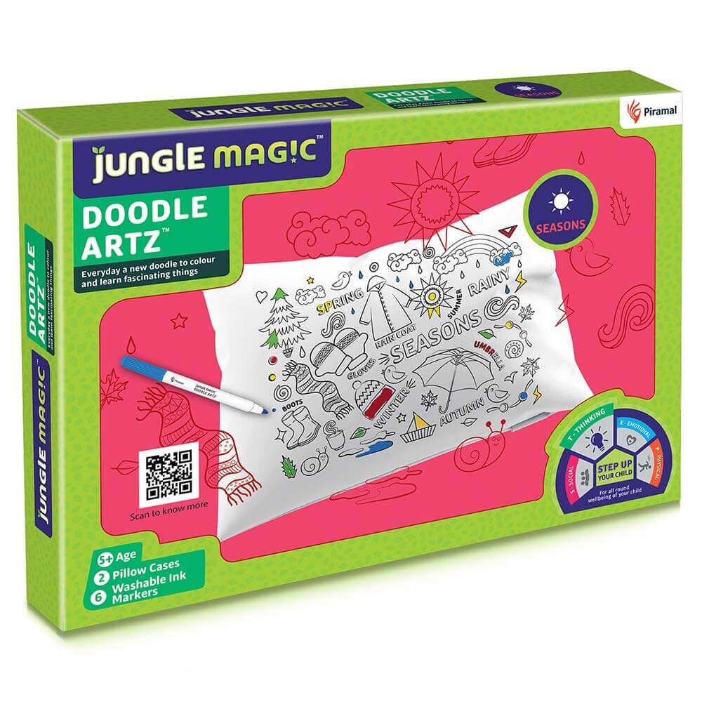Jungle Magic Doodle Artz Series | Pillow Cover - Image 10