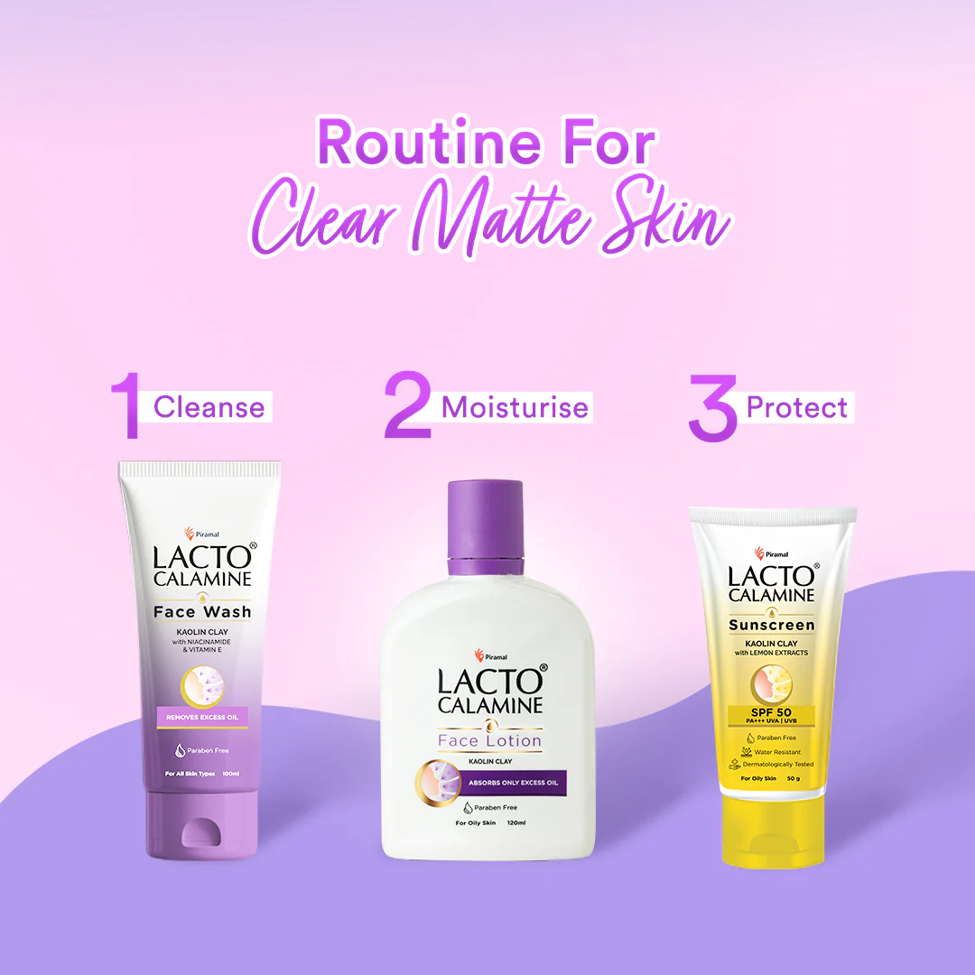 Lacto Calamine Face Wash For Oily Skin | Kaolin Clay, Niacinamide & Vitamin E | Facewash Reduces Excess Oil, Controls Pimples, Blackheads & Whiteheads | 100ml - Image 8