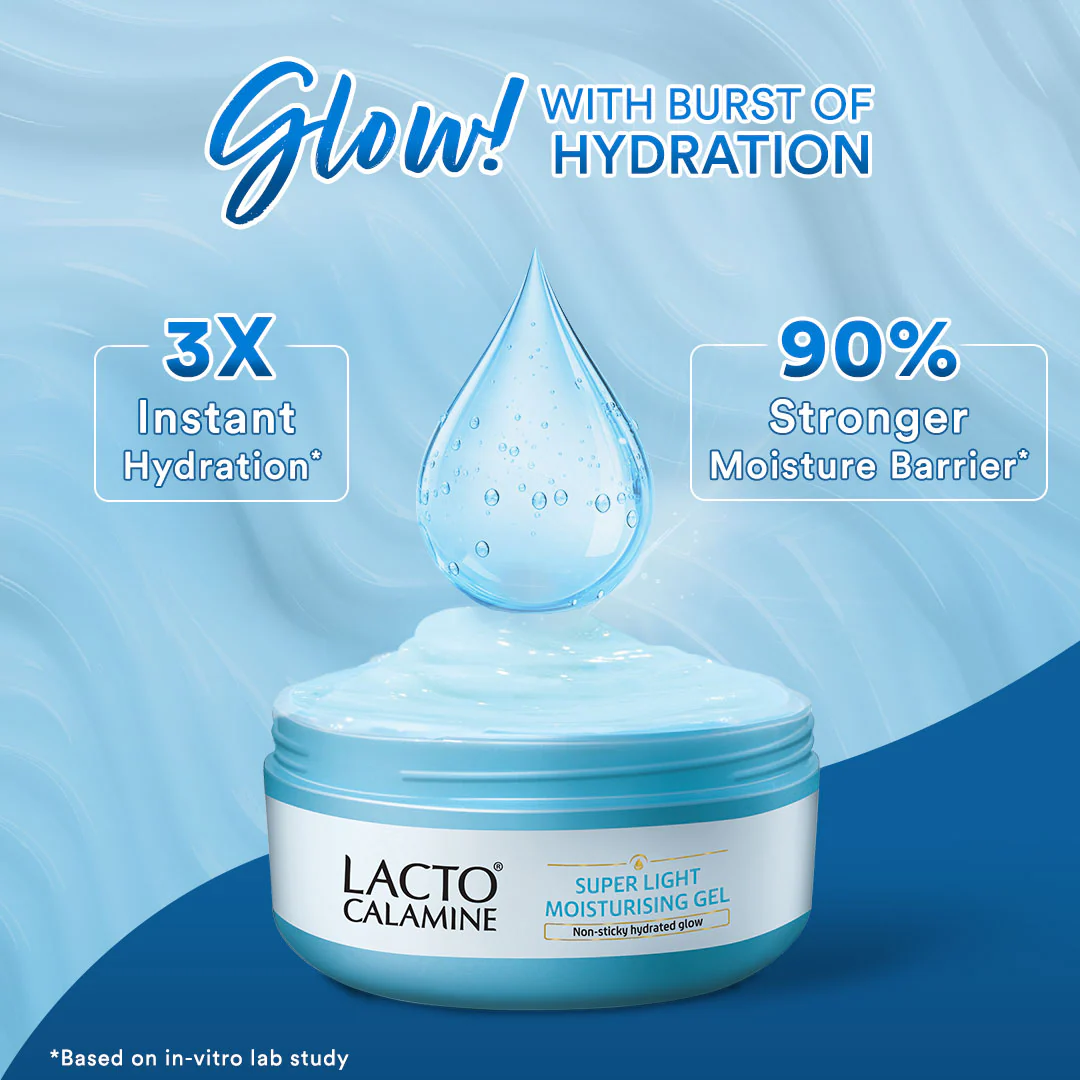 Lacto Calamine Super Light Moisturizer For Face | Moisturiser For Oily Skin With Niacinamide, Hyaluronic Acid & Vitamin E | Oil Free, Light Weight & Non Greasy | Face Moisturizer For Women & Men | 150g - Image 5