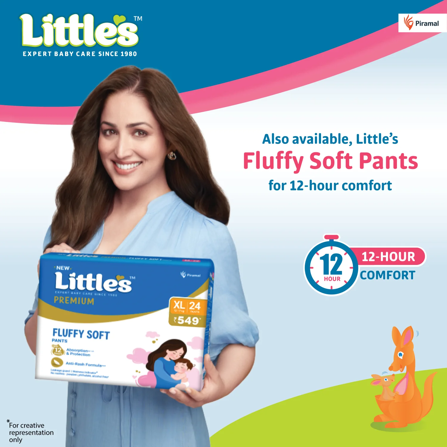 Little's Soft Cleansing Baby Wipes Lid Pack | Contains Aloe Vera & Jojoba Oil -80 Wipes - Image 7
