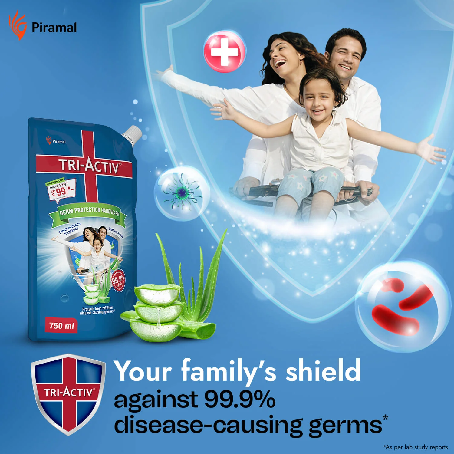 Tri-Activ Germ Protection Handwash Refill Pack | 750 ml - Image 7